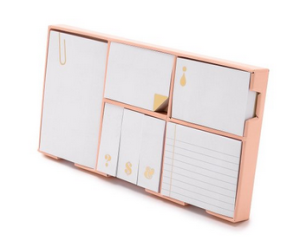 Kate Spade Gold Sticky Note Set